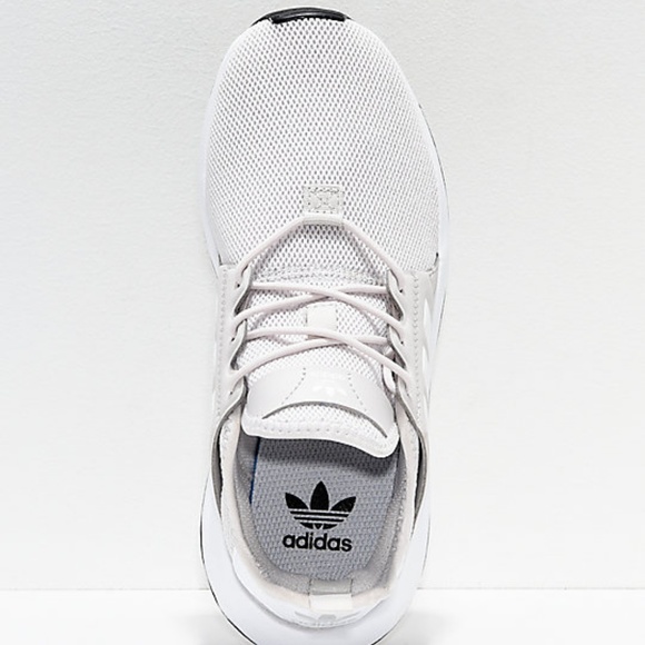 adidas xplorer light grey & white shoes